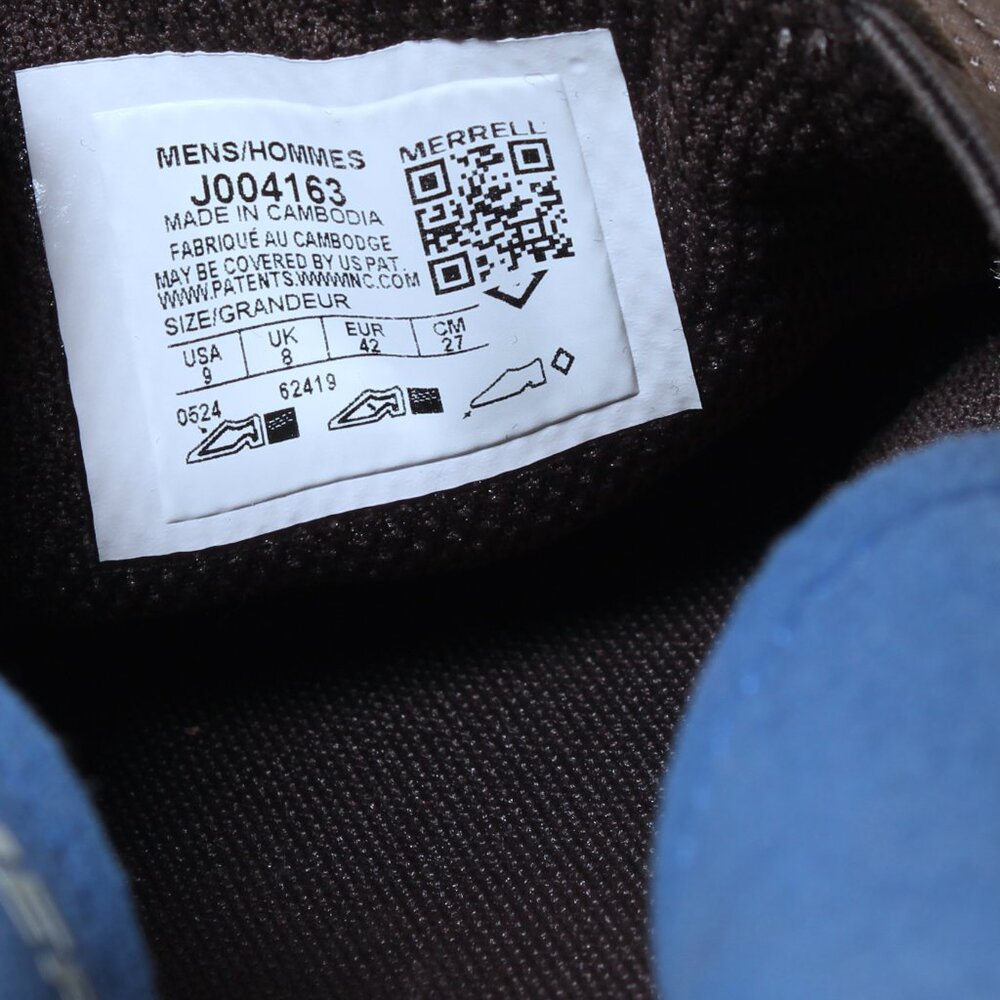 Merrell Hut Moc 2 Canvas Mens Size 9 Brown Loafers Slip On Casual Shoes J004163 - Picture 7 of 7
